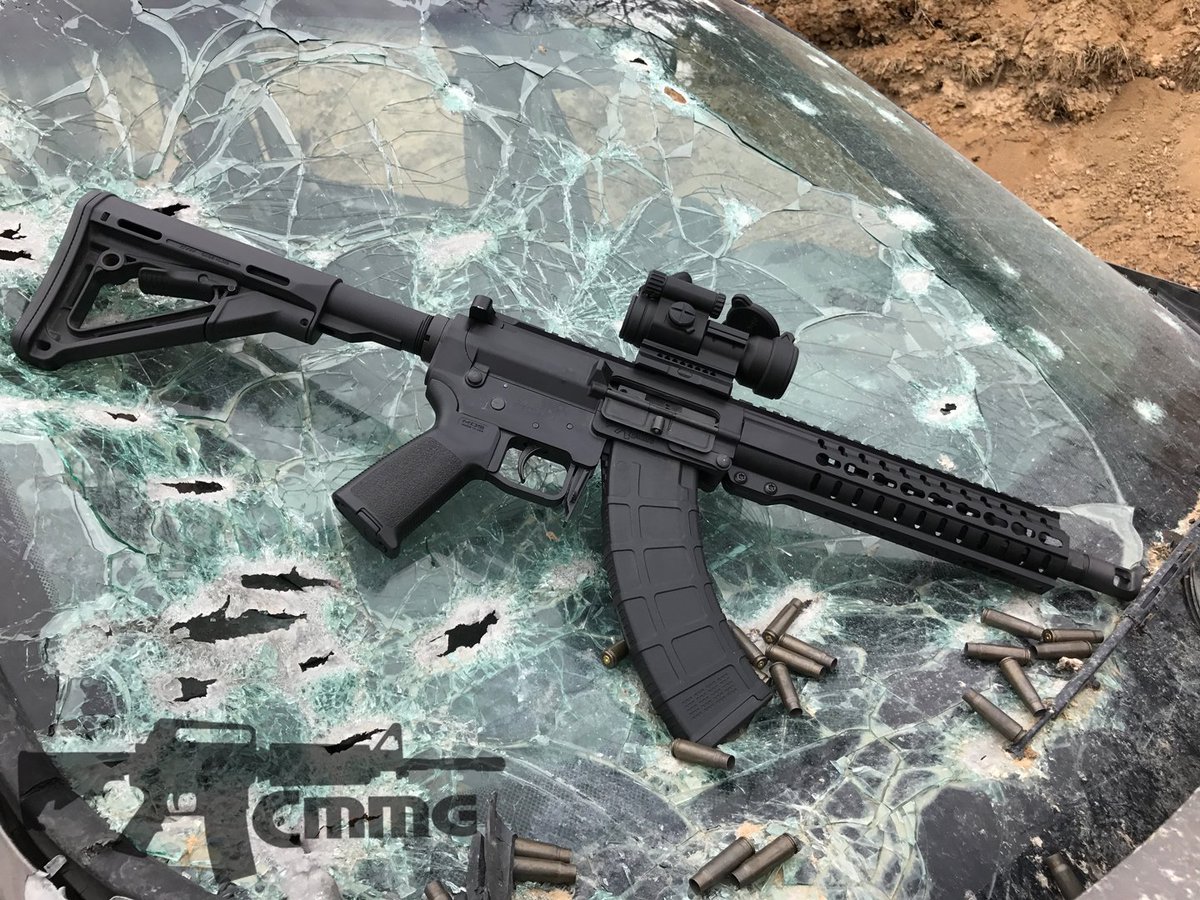 CMMGinc's tweet photo. I know we are a little biased, but we LOVE the Mk47 Mutant! It's SO much fun! #MutantMonday #cmmg #mk47 #mutant #762x39 #carnage #poorvan https://t.co/ibg2z04c0m