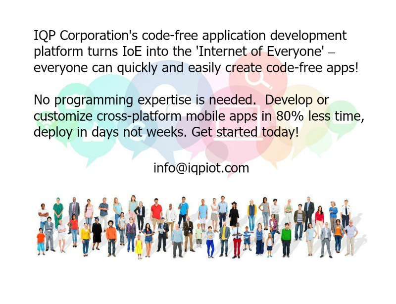 IQPCorporation's tweet photo. Discover the speed and ease of code-free #IoT apps!  #IQPCorporation https://t.co/G2DNG2Dp1t