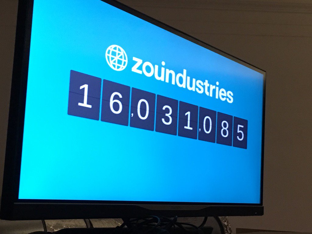 Over 16.000.000 products sold since start, amazing work Zoundies! And thanks to all of you customers and partners.