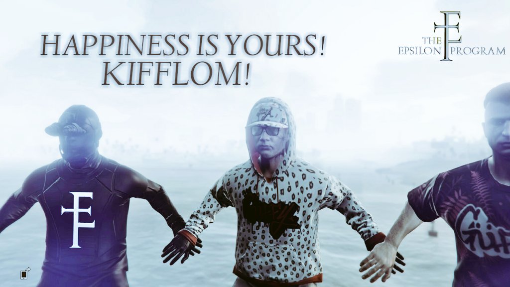 R24REAL's tweet photo. 'Happiness Is Yours! KIFFLOM!' - #TheEpsilonProgram #GTAOnline @RockstarGames https://t.co/LtMsUyi3La