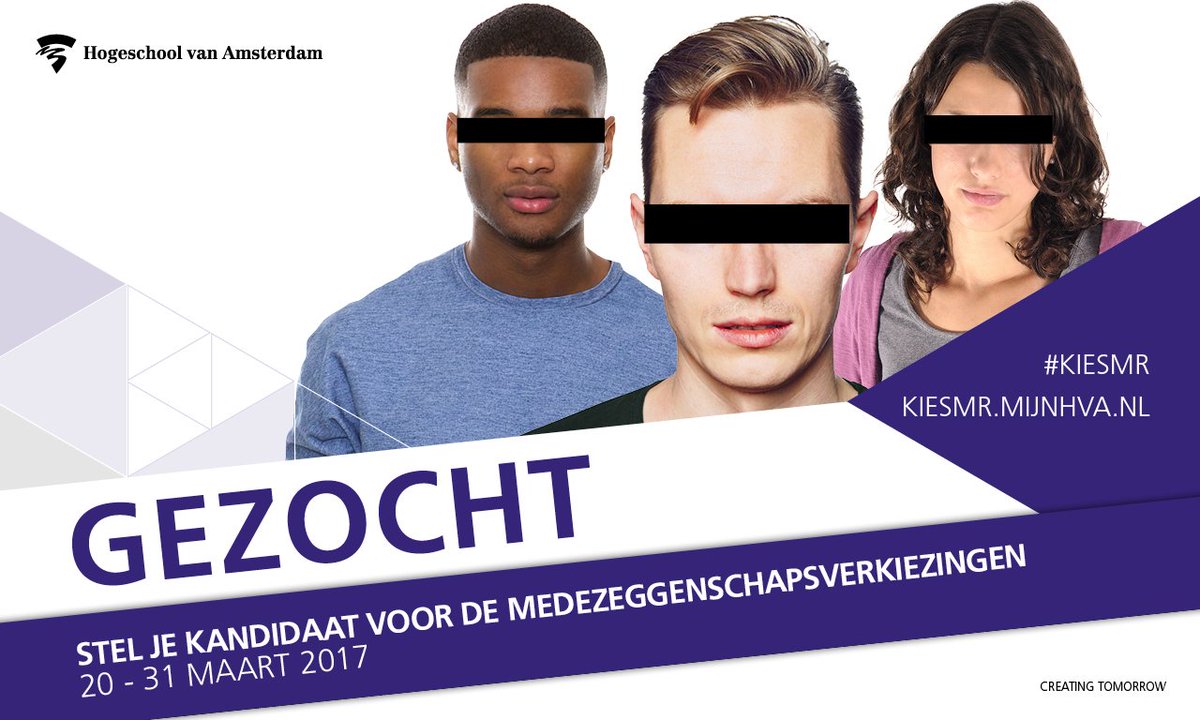 HvA's tweet photo. Ervaringen opdoen, je CV upgraden en geld verdienen naast je studie? Kom bij de medezeggenschapsraad! #kiesmr #hva https://t.co/HVNPF1AY3I https://t.co/5zSjk0fXPH