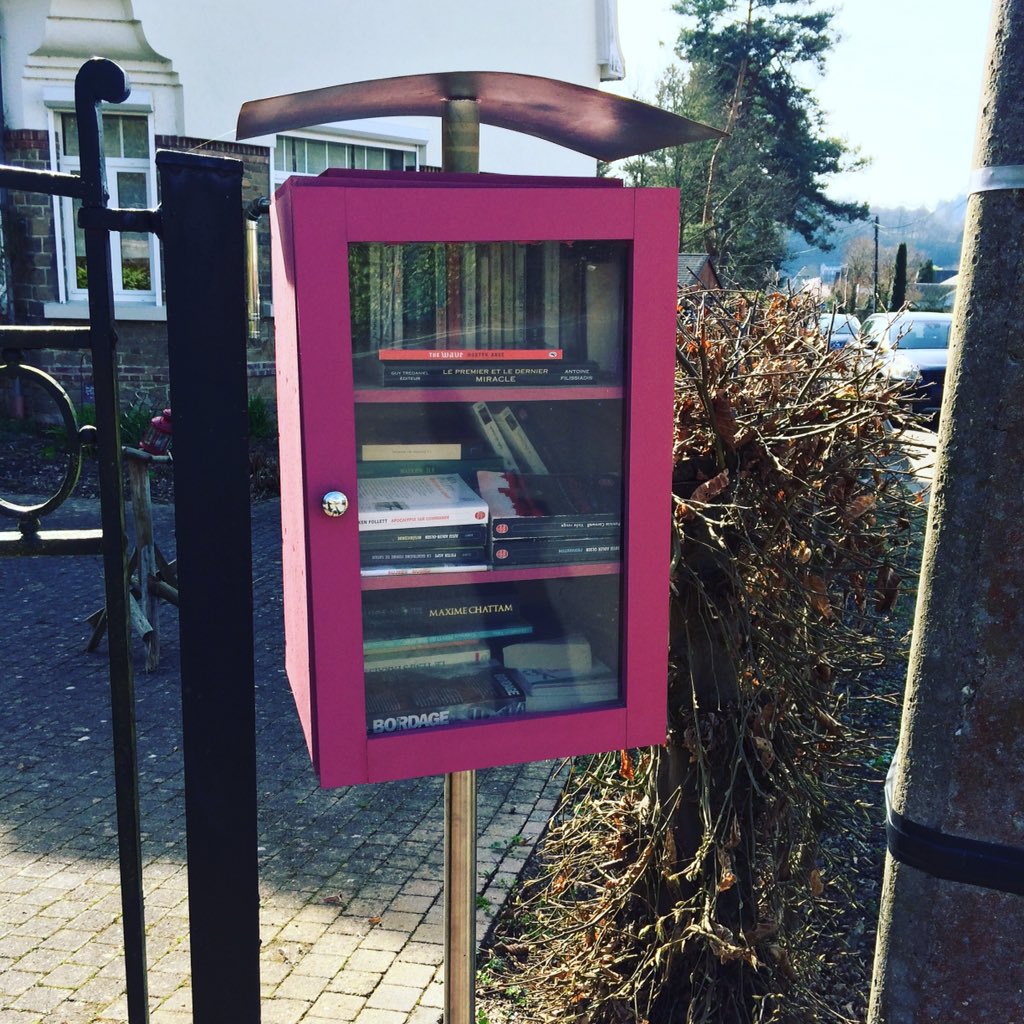 Boite à livres ! 😻 #zerodechet #zerowastelifestyle #echange