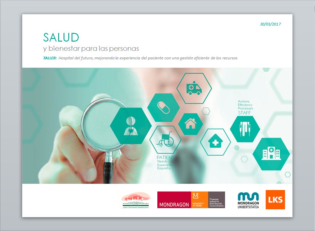 Ultimando detalles para el taller "Hospital del Futuro" del jueves en el 20 Congreso Nacional #Hospitales17
