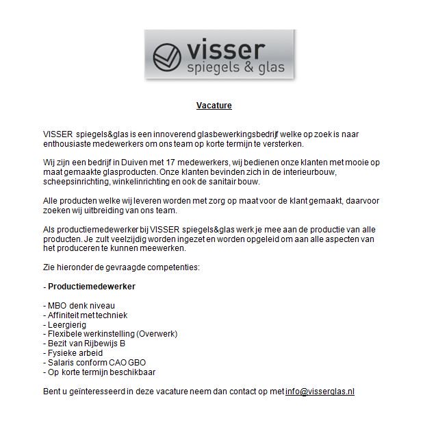 Ben jij op zoek naar werk? Wij zoeken nieuwe collega's! #vacatures