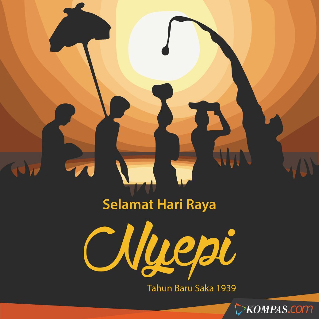 kompascom's tweet photo. Selamat Hari Raya Nyepi, Semoga Tuhan senantiasa melimpahkan anugraha-NYA kepada kita semua. https://t.co/T1Kk53h7Ck