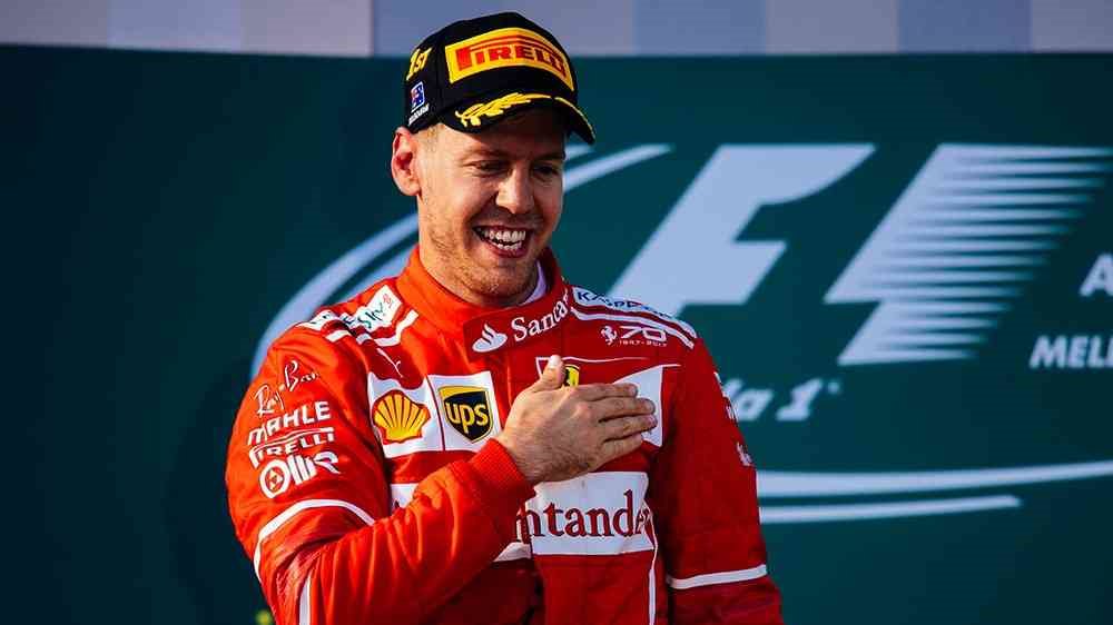 UPSTurkiye's tweet photo. .@ScuderiaFerrari’den yeni sezona güzel başlangıç! 2017 # F1sezonunun ilk yarışından ilk zafer geldi! #Seb5'i tebrik ediyoruz.  #ForzaUPS https://t.co/RtpowL2QcD