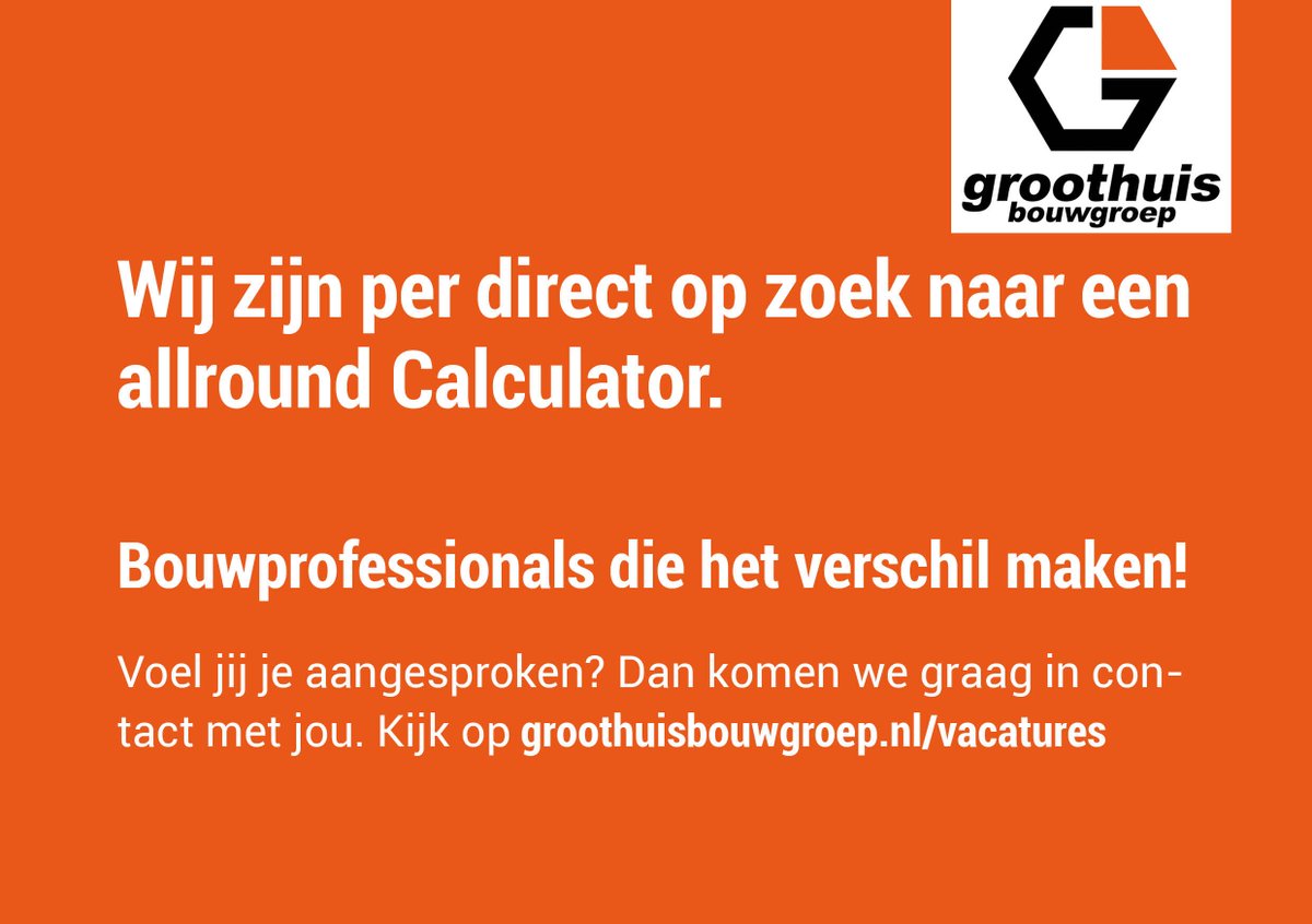 Groothuis Bouwgroep (@groothuisbg) on Twitter photo 