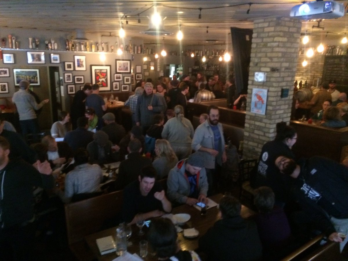 sawdustcitybeer's tweet photo. Howdy Y'all, a gigantic thank you to Milos and the crew @PubMilos another amazing night. And thank you to #London Ontario. We love you!! https://t.co/jnV45uraPx