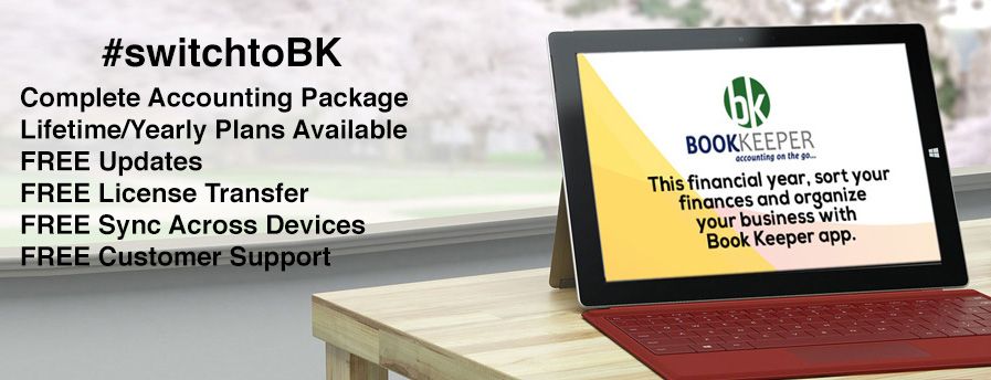 BookKeeperApp's tweet photo. FREE Updates including #GST
Complete Accounting App for your Android/iOS & PC.
Learn More: https://t.co/ES11ObCO0B
#SimplifiedAccounting https://t.co/3ym9KYizbV