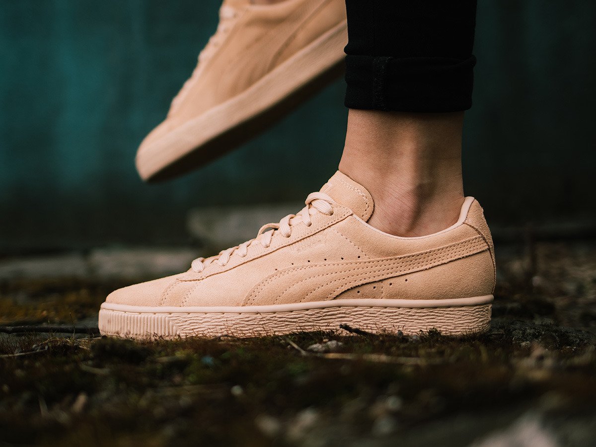 puma suede classic trainers natural vachetta tonal