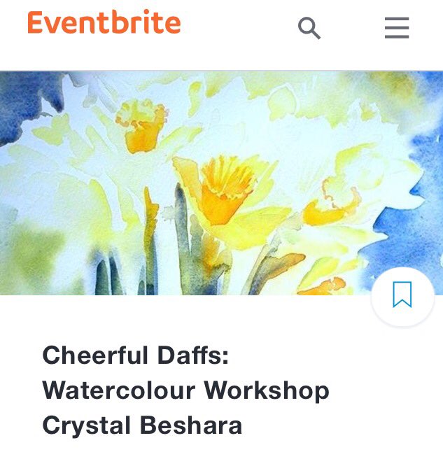 Join me at <a href="/Wallacksart/">Wallack's Art Supplies & Framing</a> for #cancerawarenessmonth and create a cheerful watercolour of sunny #daffodils TICKETS eventbrite.ca/e/cheerful-daf…