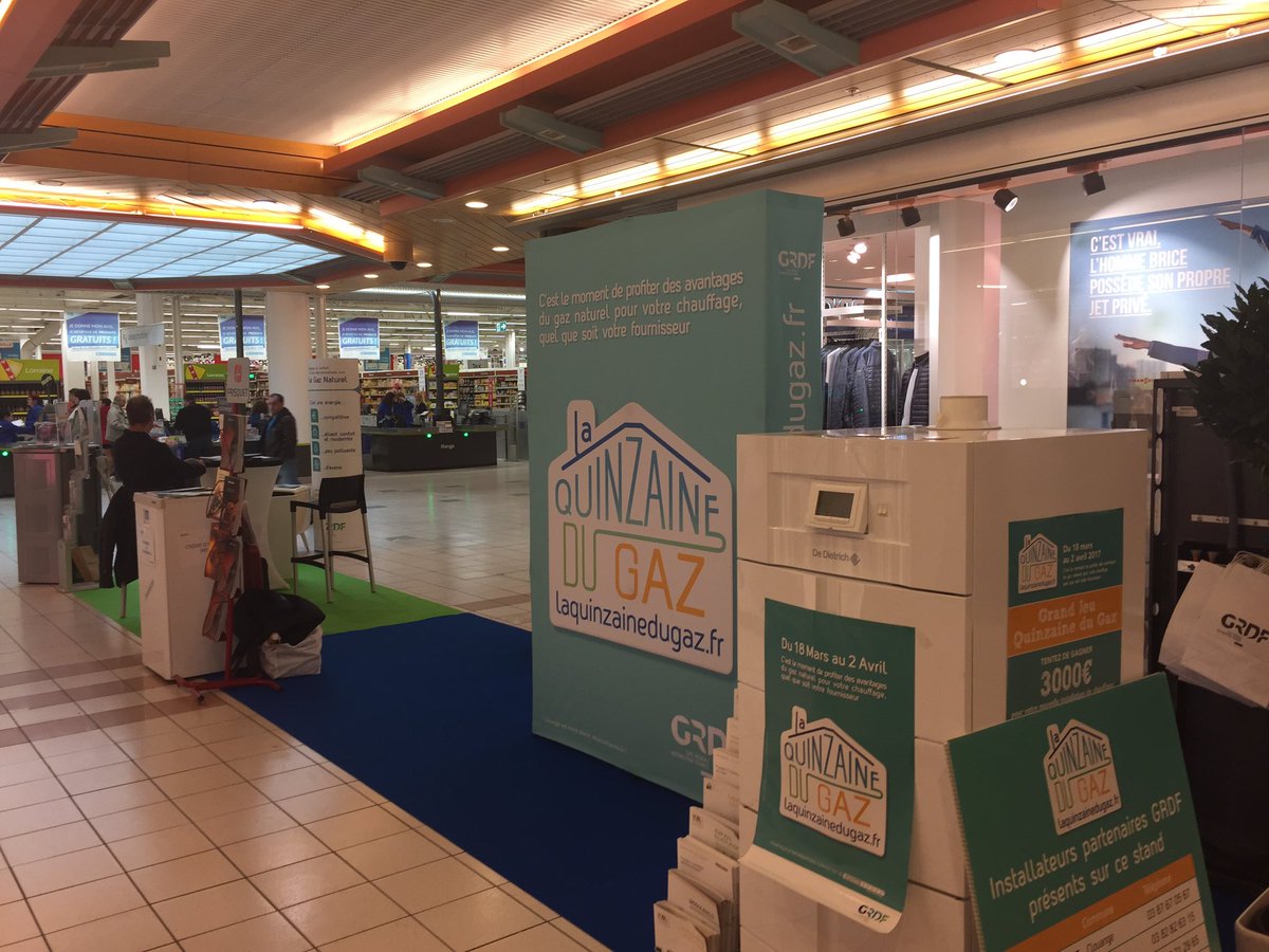 erosjul's tweet photo. Venez nous rencontrer sur le stand Grdf au Carrefour à Thionville ! Profiter de primes exceptionnelles ! #GRDFEST #GRDFEST #15zaineduGaz https://t.co/LseMvqNFE5