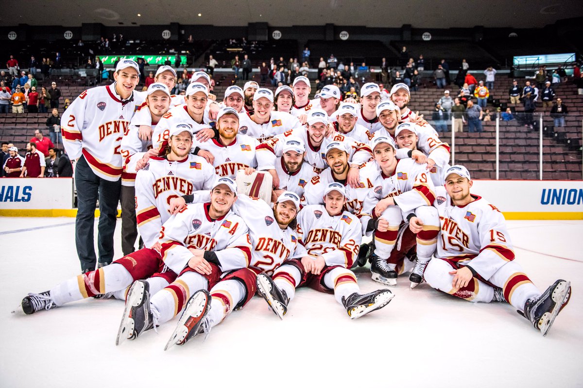 Thanks (&amp; congrats) to <a href="/DU_Hockey/">Denver Hockey</a> for making me 3-for-3 with #NCHCHockey teams winning NCAA regionals while there representing <a href="/TheNCHC/">The NCHC</a>
