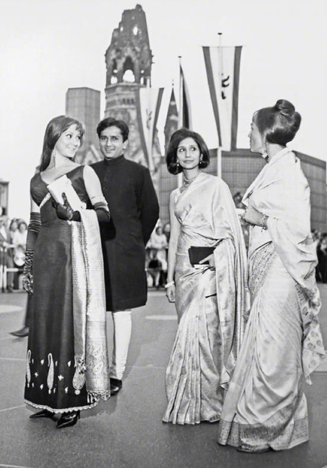 Film History Pics on Twitter: "(1965) Shashi Kapoor with wife Jennifer Kendal, her sister Felicity Kendal and Madhur Jaffery at the Berlin Film Festival.… https://t.co/cU3EFRTuqv"