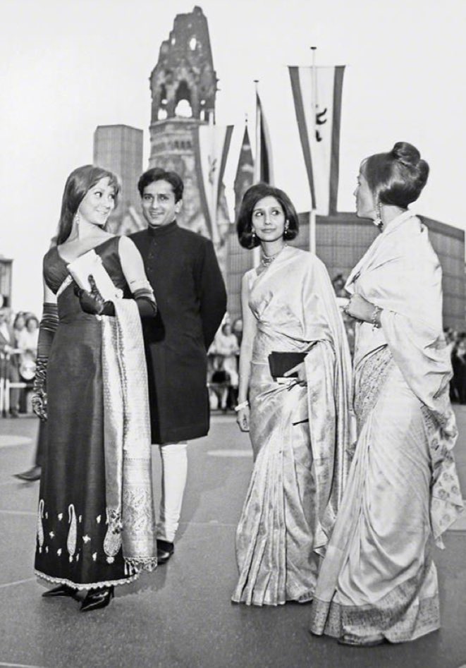 Film History Pics on Twitter: "(1965) Shashi Kapoor with wife Jennifer  Kendal, her sister Felicity Kendal and Madhur Jaffery at the Berlin Film  Festival.… https://t.co/cU3EFRTuqv"