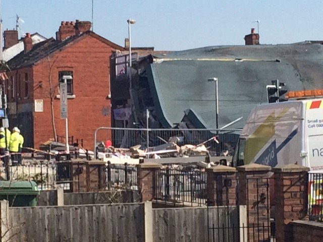 MikeJones523's tweet photo. Images from our adjusters in Wirral today give an impression of damage following Saturday's #explosion - we are appointed on numerous claims https://t.co/vMoZD3FNBc