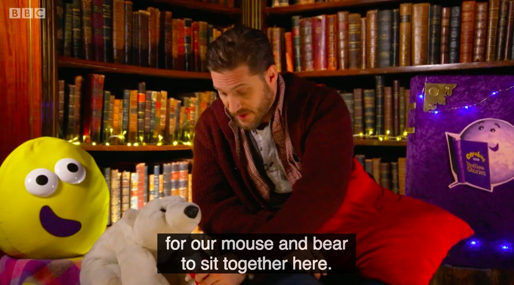 scottygb's tweet photo. Please can Tom Hardy present everything on CBeebies? He's ace. https://t.co/sf5MUQF0mW