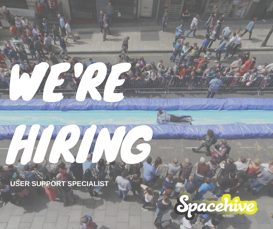 Spacehive's tweet photo. We're after someone who'll look after our users, helping transform local spaces in the process https://t.co/JDUm1uDLW8 #hiring #socent #jobs https://t.co/zbox9YEcan