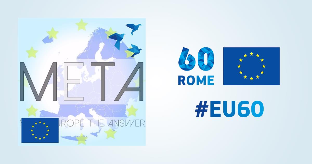 I'm celebrating peace, democracy and solidarity with the #EU60 filter on my profile photo, you can too europa-eu60.com