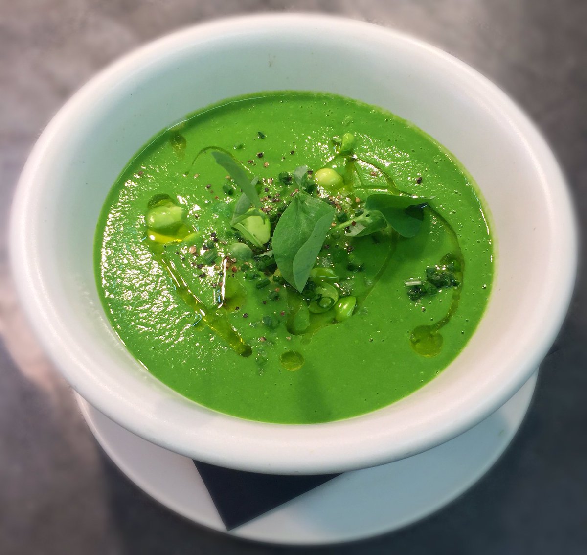 ScranandScallie's tweet photo. #SpringHasSprung at #theScranandScallie today! #springpeasoup is on our #setlunch menu. #fromnaturetoplate #seasonalproduce #freshvegetables https://t.co/z69pUZTwMT