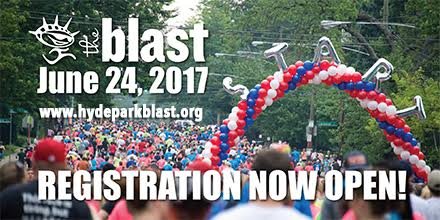 Registration for the Hyde Park Blast is open! Sign up for the 4-miler, kids runs, chariot races or bike races at hydeparkblast.org!