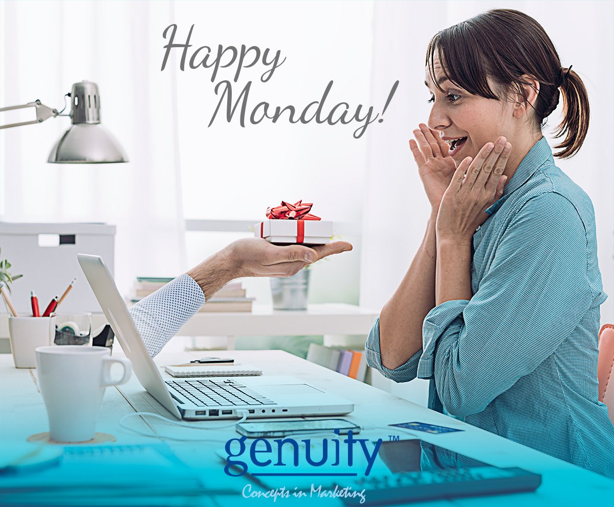 GenuityC's tweet photo. May this week be full of accomplishments! Connect your brand with your customers making memorable experiences. try #promotionalproducts. https://t.co/Xz4ZPpWp0K
