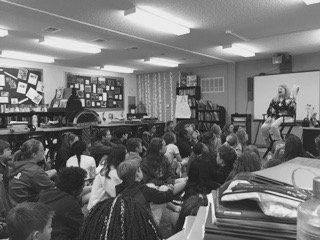 marinimadness's tweet photo. Learning the power of inclusivity. @TrudyLudwig Where did the idea for grayscale Brian originate? #kindnesswarriors #inspiredclassroom https://t.co/L12nNXF3ll