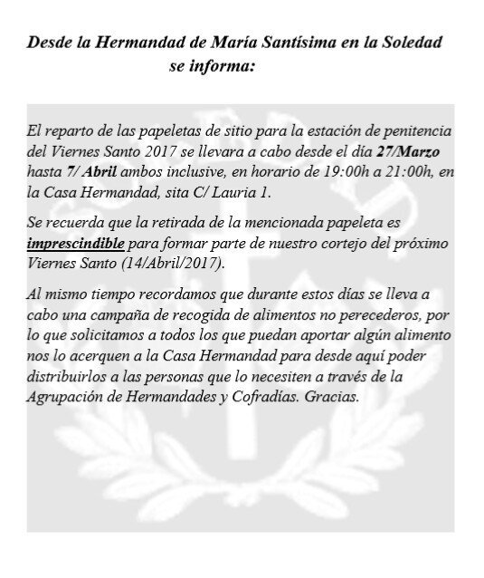 HSoledadRonda's tweet photo. Reparto de papeletas de sitio y recogida solidaria de alimentos https://t.co/xBaOU0oMds https://t.co/ymbUEfw3R2