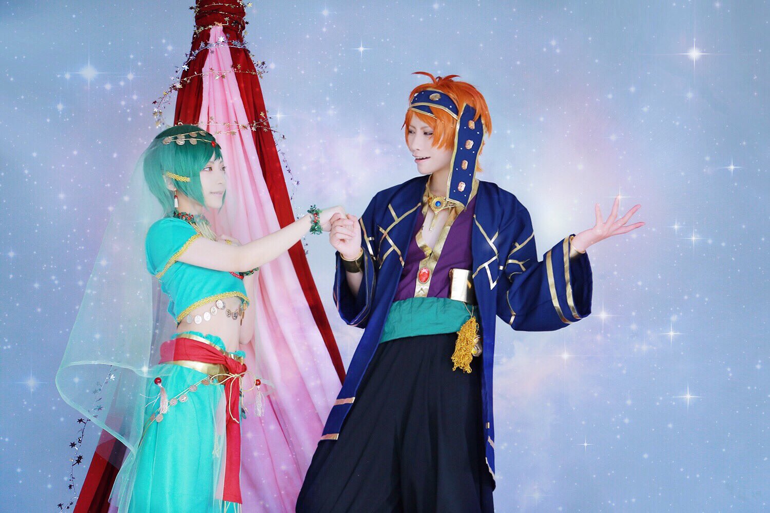 A3! アニメイトカフェ しめ PVCキーホルダー 夏組 皇天馬＆瑠璃