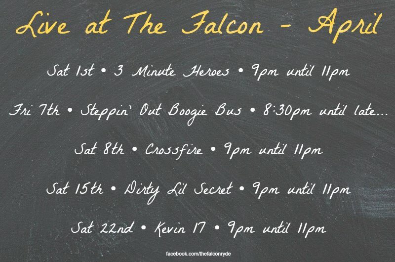 We have some more live music coming up for you this April! #iow