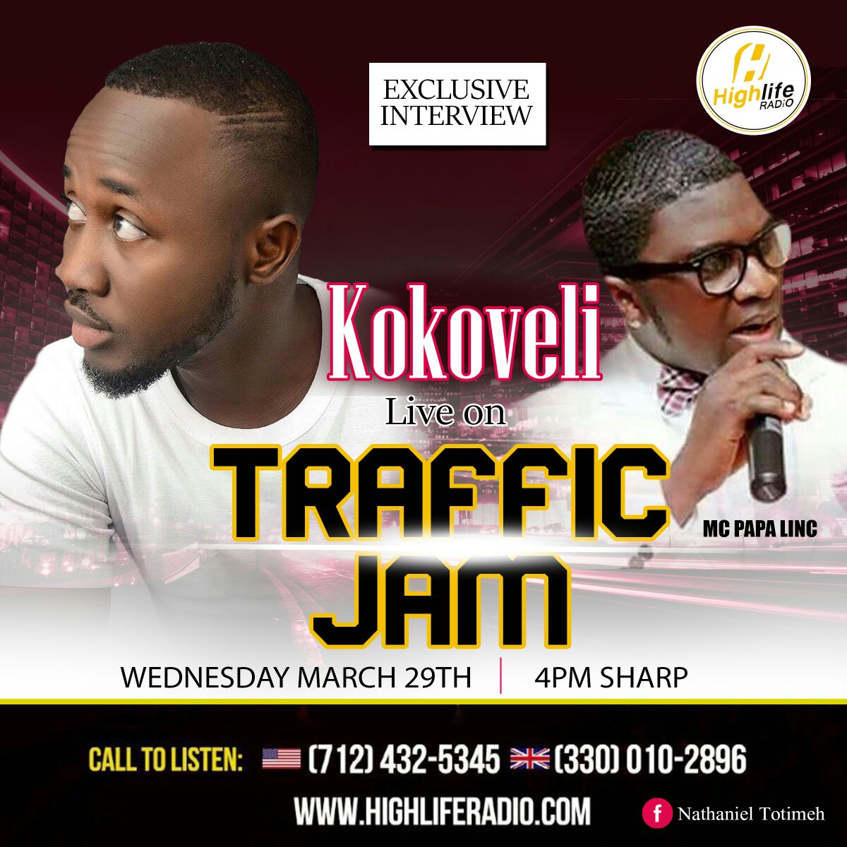 KokoveliGh's tweet photo. Will be on air live on Traffic Jam on  29th March Wednesday  4pm Sharp on https://t.co/umvwe1G0wg @GhOneTV @PLUZZFM  It's still #VELIWORLD https://t.co/Mt3875fguy