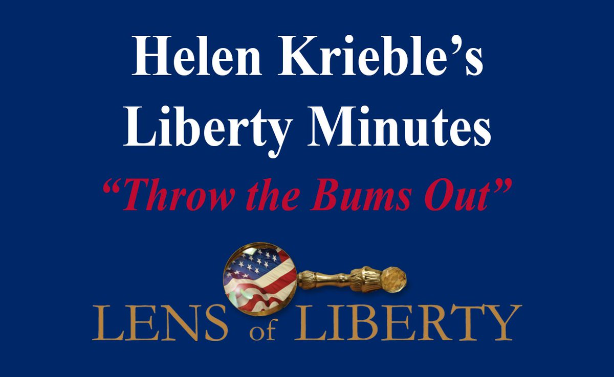 LensofLiberty1's tweet photo. Helen Krieble’s Liberty Minutes: Listen to "Throw the Bums Out" at https://t.co/E5aeq5JnXT #lensofliberty #libertyminutes #FreeFreedomKit https://t.co/gvsOpuJyAp