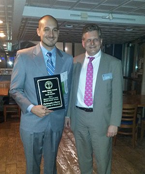 UMDCollegeofEd's tweet photo. .@MCERT1 student Chris Flores, who teaches US history, won @MidStatesCSS 2017 Bernice Samalonis Award https://t.co/ISg48TYsia https://t.co/cKIIV6DFfd