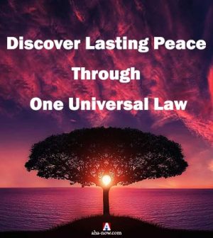 harleenas's tweet photo. (New Post!) - Discover Lasting #Peace Through One Universal Law | Aha!NOW https://t.co/CmJhqo9YXp #happiness #life https://t.co/l1CVIE0NYk
