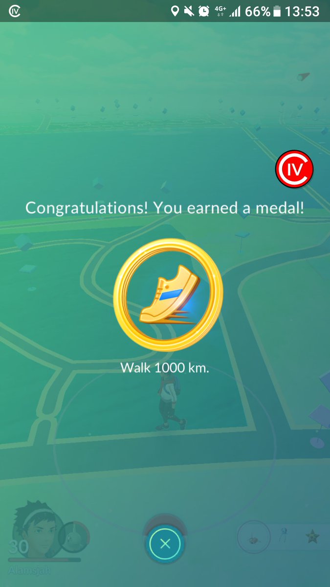 Jamjarz_'s tweet photo. @pokemongoLDN_ @PoGoLond @DilzOnline 1000km done. #neednewshoes #pokehunting https://t.co/6ndIhOxkIf
