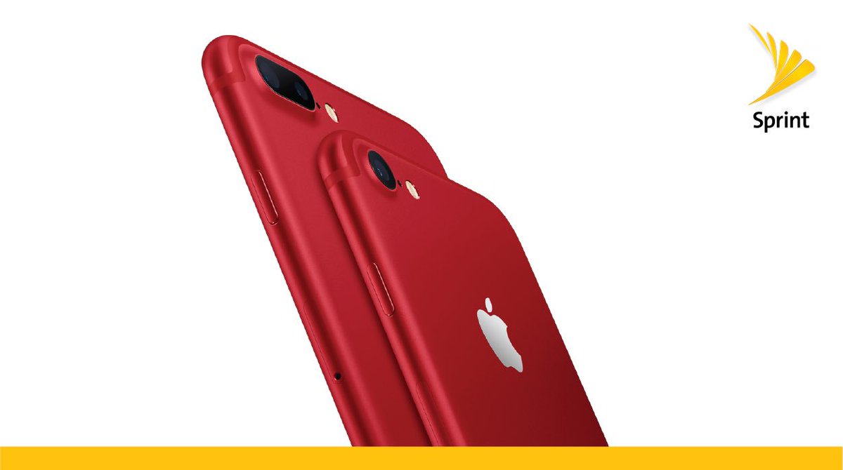 It’s really happening! Order your new iPhone 7 (PRODUCT) RED Special Edition today! sprint.co/2oe7hwI
