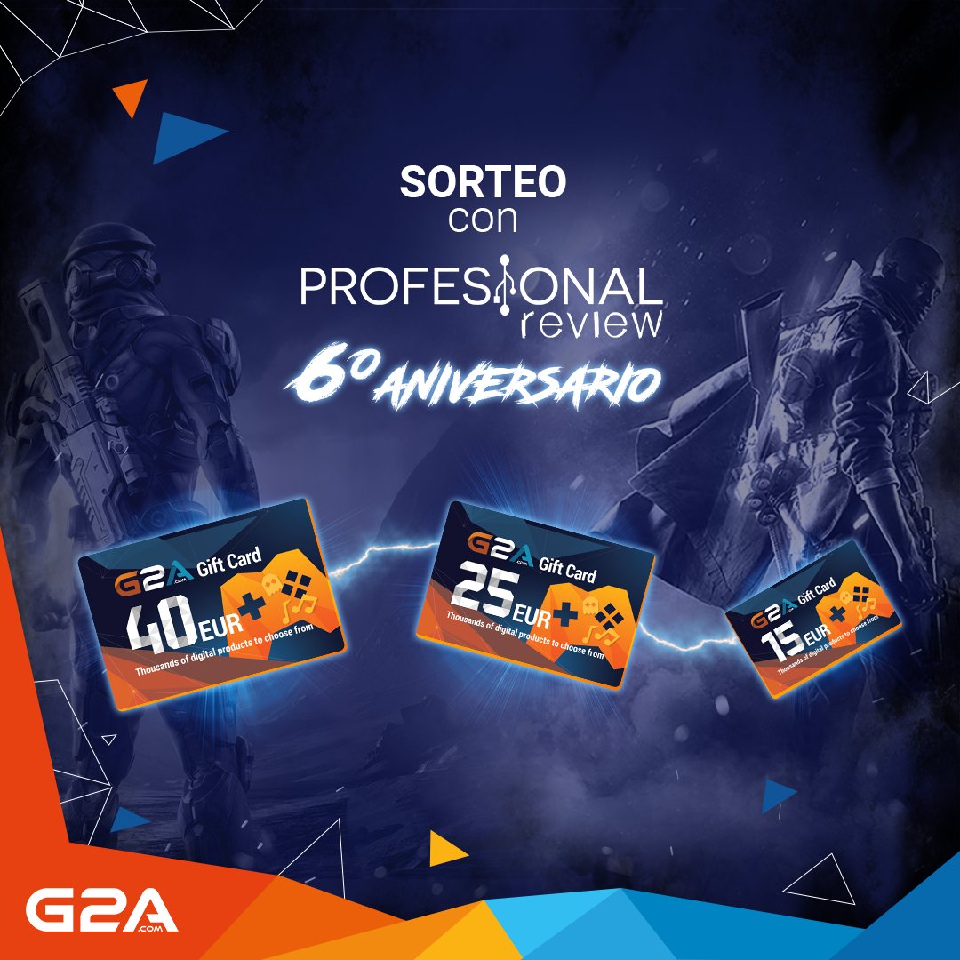 G2A_ES's tweet photo. ¡Celebramos el 6º aniversario de @ProfesionalRev con un nuevo SORTEO!
¡Gana G2A Gift cards!

¡¡¡PARTICIPA!!! 🎊 https://t.co/Jw8YD4bk0O 🎊 https://t.co/6edGgaz7si