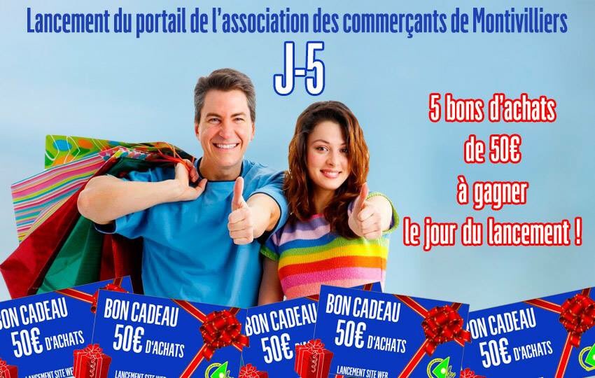 Creativity76's tweet photo. J-5 avant le lancement du site web des commerçants de Montivilliers #creativity76 @VMontivilliers https://t.co/Uj4NATslkJ