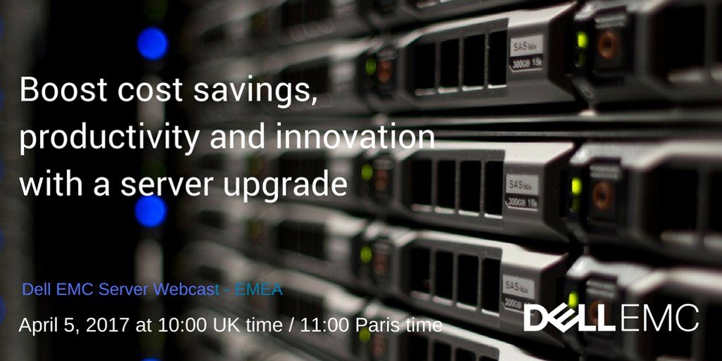 MattiasAtDell's tweet photo. Refresh your IT. Revolutionise your business with a #server upgrade. Find out why on April 5: https://t.co/ARgDtVtkMT #DellEMC https://t.co/FETK43rwlP