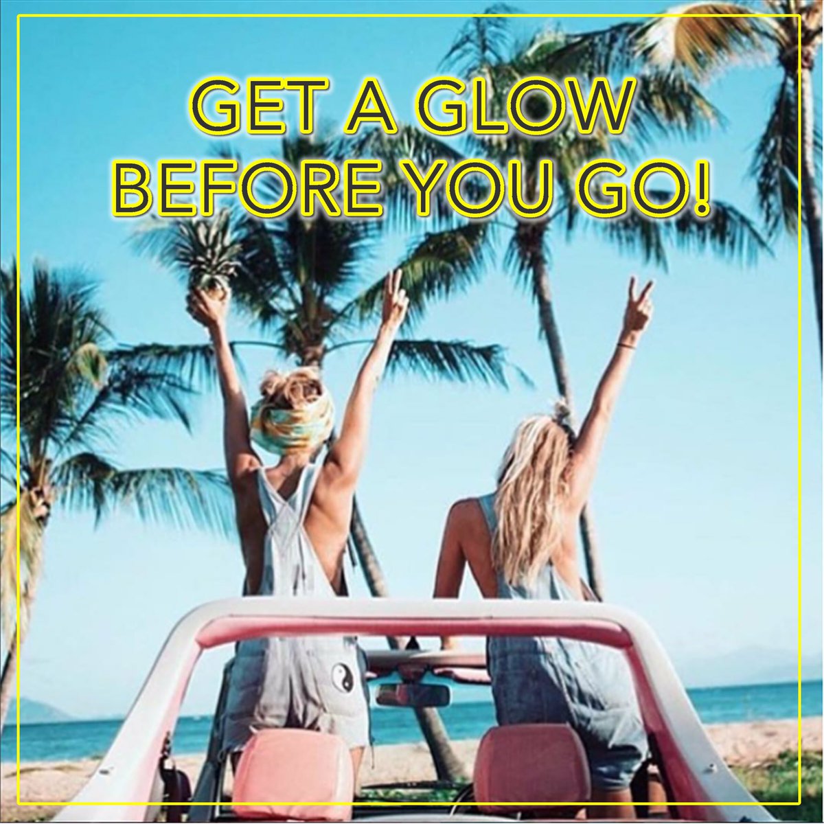 SOSTanning's tweet photo. Get an #airbrushtan or #spraytan &amp; have a perfect #glow the 1st day of vacay! All #sunlesstans buy 1, get 1 1/2 off thru 4/15 #springbreak https://t.co/PboxSAuoDX