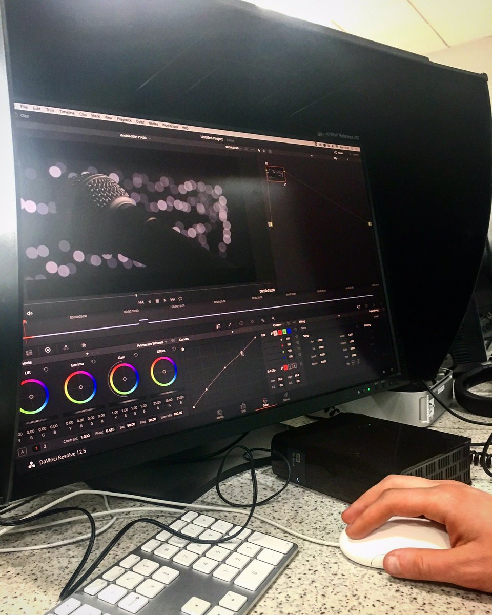 Colour grading the teaser for 'Punchline' #shortfilm #filmmaking #SupportIndieFilm #teaser #punchlineshortfilm