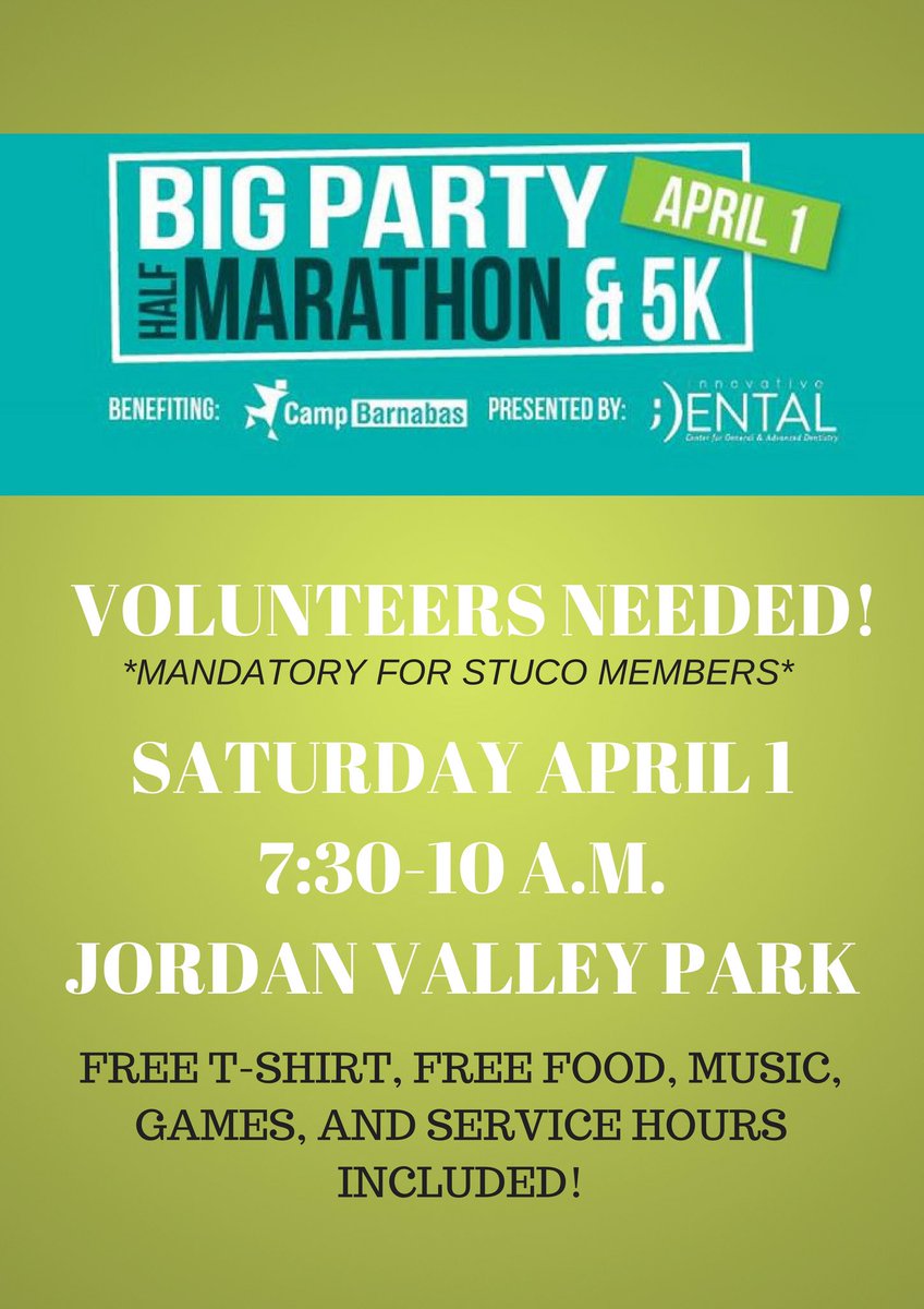 GHSstuco's tweet photo. We need more volunteers for the Barnabas Run! This event is mandatory for student council members! RSVP by DM! https://t.co/hSZlftNrrm