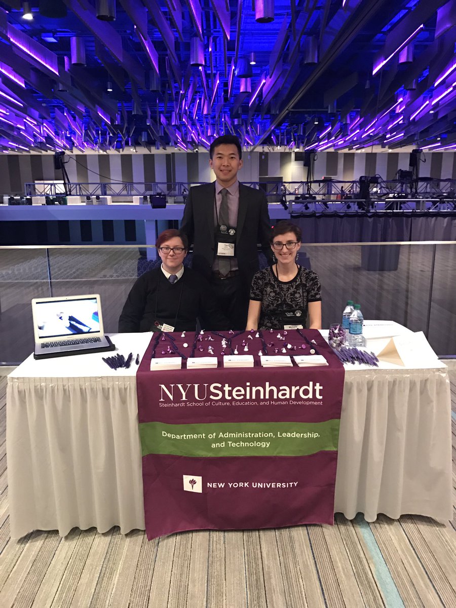 mrtimzhang's tweet photo. NYU offers PhD, EdD, and masters programs in Higher Ed! As well as a minor in fun and a concentration in looking good! #ACPA17 #ACPA #NYU https://t.co/lra9pKudrA
