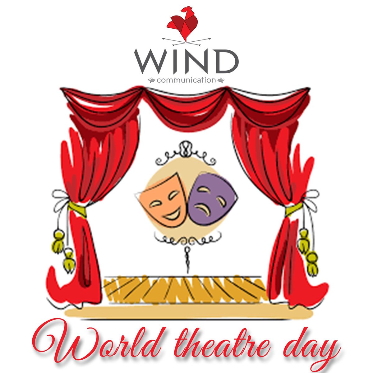 WindCommunicate's tweet photo. Svetski dan pozorišta! :) #worldtheatreday #culture #art #letsgototheatre #windcommunication https://t.co/9AVrdzgYuT
