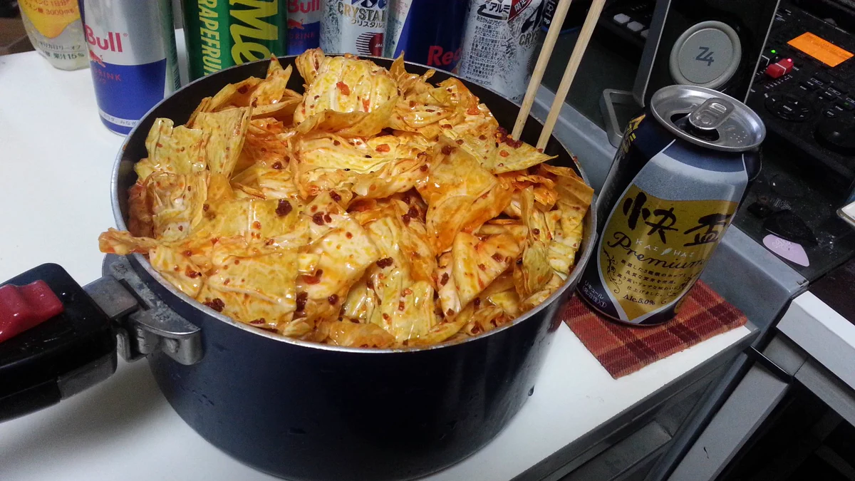 キャベツが激ウマw滅茶苦茶お酒に合うラー油キャベツwww