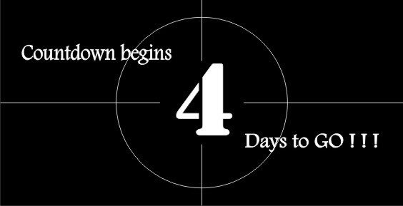 Day 4. 4 days until the party. 4 дня stock. Joined 4 days. 2 days left.