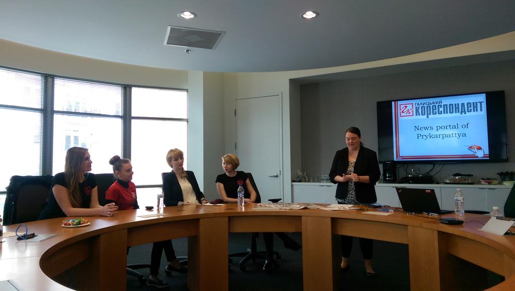 ryangilchrest's tweet image. New Ukrainian friends! Welcome Галицький Кореспондент! #irex #umpp