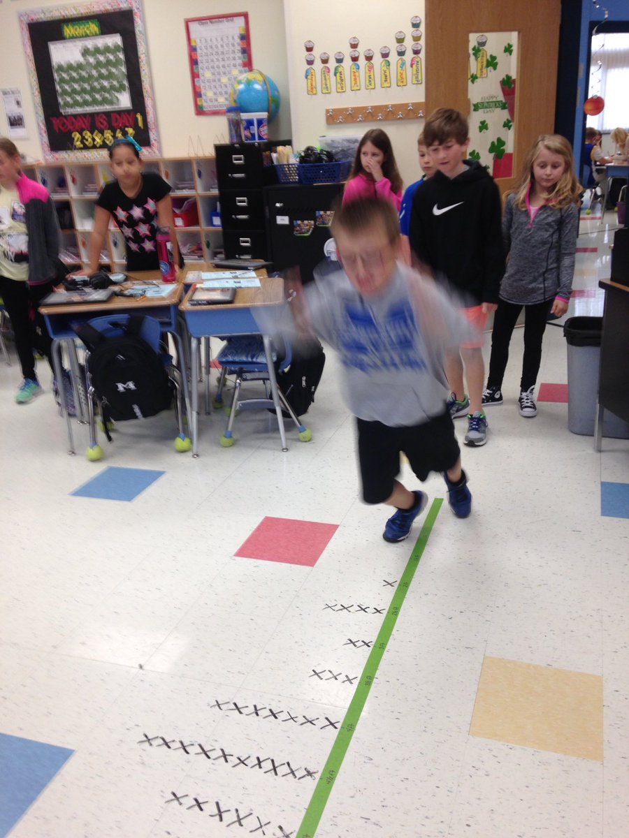 mrsmorrison3rd's tweet photo. Plotting our standing long jumps for math class https://t.co/EAEdRYnA0G
