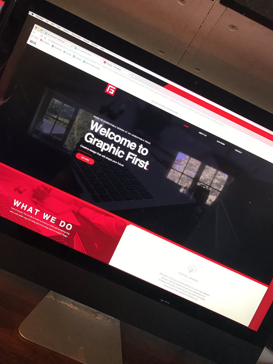 GraphicFirst's tweet image. Our website is nearly live #graphicfirst