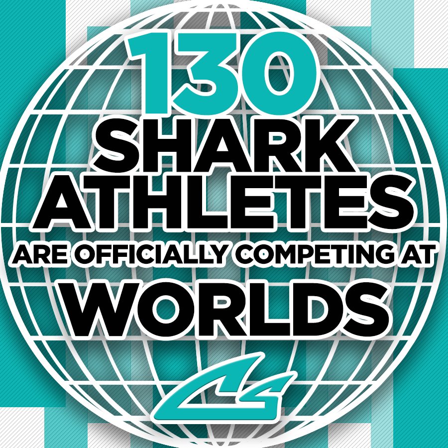 CSSharks's tweet image. How&apos;s that for #SharkStrong? We can&apos;t wait to see our 6 amazing Teams take the World Stage in just one month!! 

#worlds2017 #Motivation